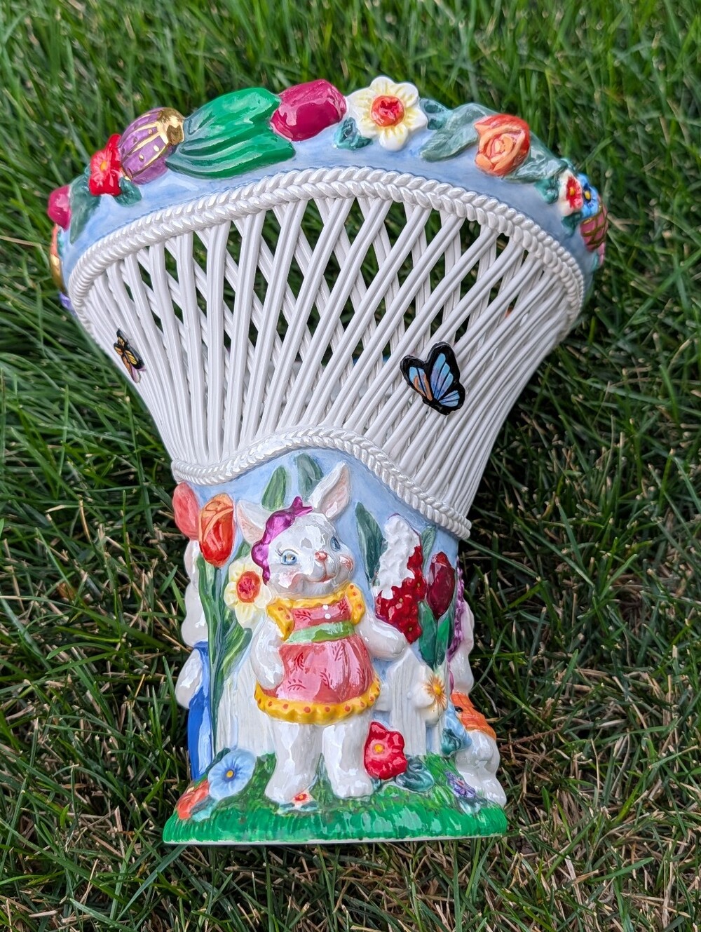 vintage CHRISTOPHER RADKO dapper hare vase